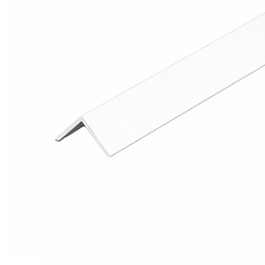Aluminium Trim Alloy L-Shaped – White