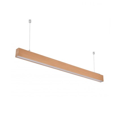LED Plastic Linear Light 38W – Wood