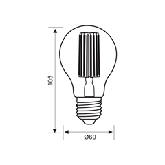 E27 Bulb 14W 4000K