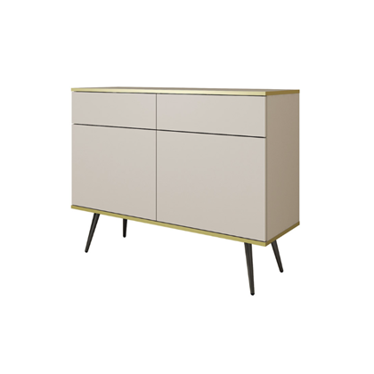 Sideboard – Beige & Gold