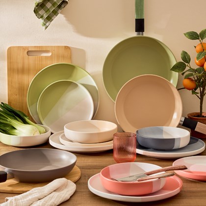 8 Piece Set Mood Green