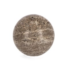 Decorative Marble Tikara Sphere - Brown