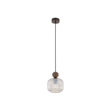 Ballo Orzech Hanging Lamp – Cognac & Brown