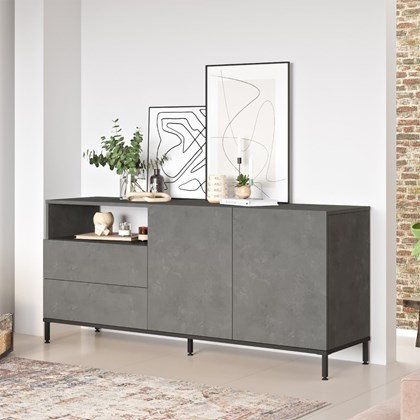 Sideboard Grey & Black