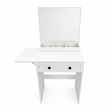 LED Dressing Table with Melamine USB Socket  60x140– White