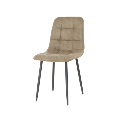 Dining Chair Brown Microfiber