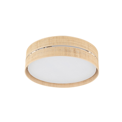 Calma Ceiling Lamp 600 – Straw & White