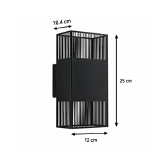 LED Wall Light – Black