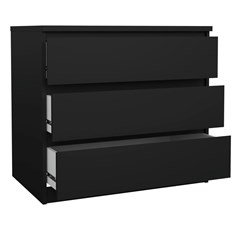 Black Naia Chest 3 Drawers