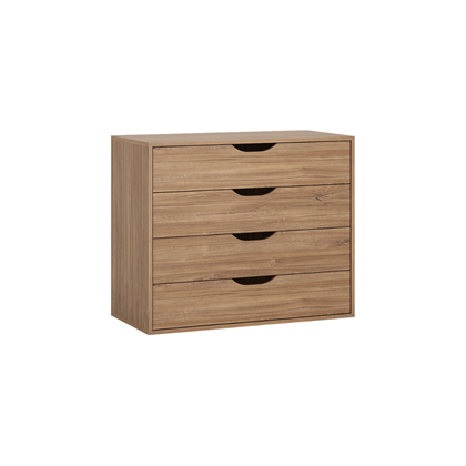 Sideboard 4 Shelves - Stirling Oak Wardrobe