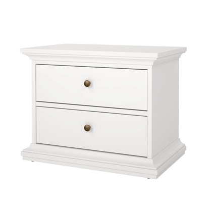 Paris Bedside Table with 2 Drawers