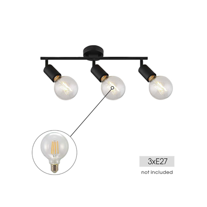 Bergen Linear Spotlight – Black