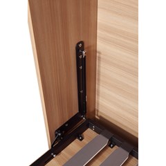 Single Wall Bed with Desk