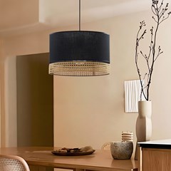 Pendant Lamp Paglia - Black 380