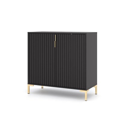 Sideboard Matt Black Gold