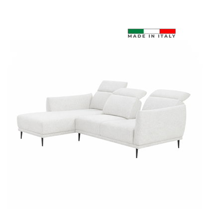 Sofa 3-Seater + Chaise Longue Left – Light Stone Grey