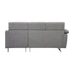 3-Seater Sofa Right Chaise Longue - Grey