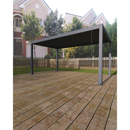 Manual Pergola 3x3x2.5M – Sandy Grey