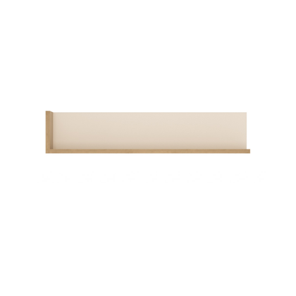 Shelf 120 – Riviera Oak Light & White High Gloss