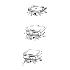 Electric Pizza Oven Premium Rotate 17 Inch