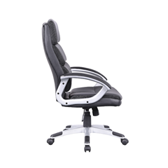 Office Chair Black Chrome Base