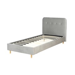 Upholstery Bed 90x200 – Light Grey