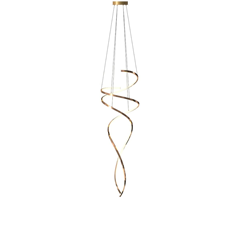 Gold Pendant Lamp 70W with Remote Control
