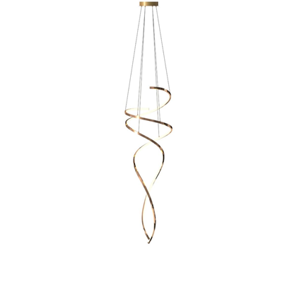 Gold Pendant Lamp 70W with Remote Control