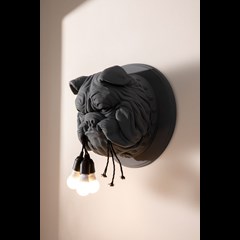 Bulldog Grey Wall Lamp