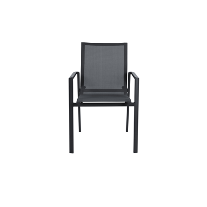 Aluminium Sling Arm Chair – Anthracite