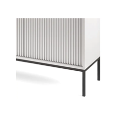 Bedside Table 1 Drawer – Grey