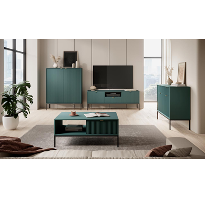 TV Unit – 2 Doors 1 Drawer – Green