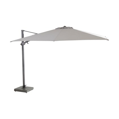 Sidepole Umbrella Siesta Prem 3x3m Mid Grey