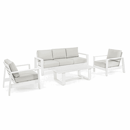 Baltic White Sofa Set of 4