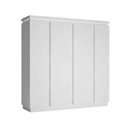 4D Wardrobe – Alpin & White High Gloss