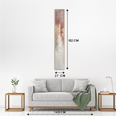 Slim Variation of Gold & Rose 27x152 cm