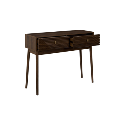 Console 2 Shelves – Marron Wood