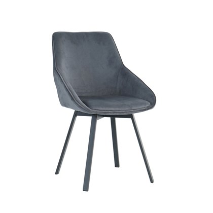 Dining Chair Velvet - Dark Grey