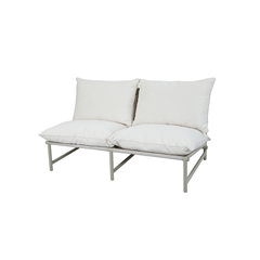 AI 2-Seater Modular Sofa – Green/Grey & White