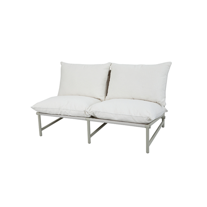 AI 2-Seater Modular Sofa – Green/Grey & White