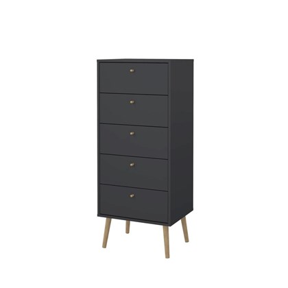 Grey Bodo Chest 5 drawers