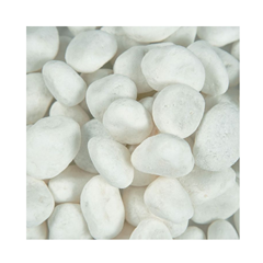 Pebbles Unpolished 20kg Bag – White 4-7 cm