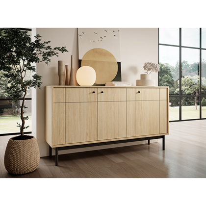 Sideboard 3 Doors – Linea Oak