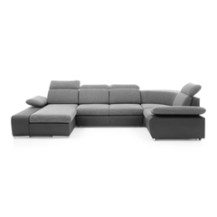 Cor Sofabed with Chaise Left – Dark Grey