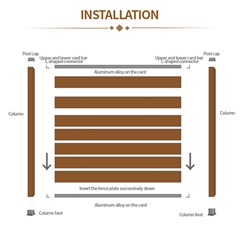 Outdoor Fence - Carbon Black