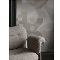 Mural Wallpaper Geometric Beige