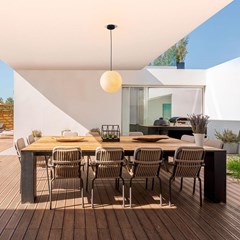 Pendant Lamp Outdoor Black Canopy White