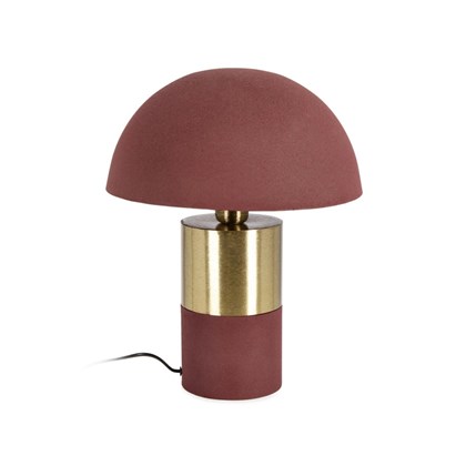 Ishan Red Table Lamp H40