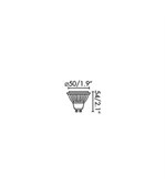 GU10 LED 8W 4000K Black Dimmable