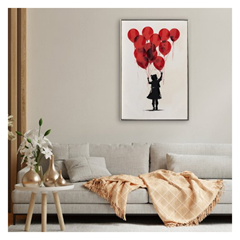 Ballon Girl Acryl Painting 60X90
